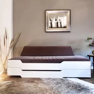 Amanaci Komplettangebot DieStapelliege - CPL weiss beschichtet Super-Preis