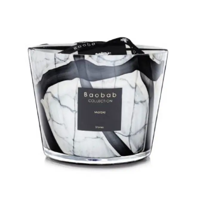 Echt Baobab exklusive Duftkerzen Stones Marble