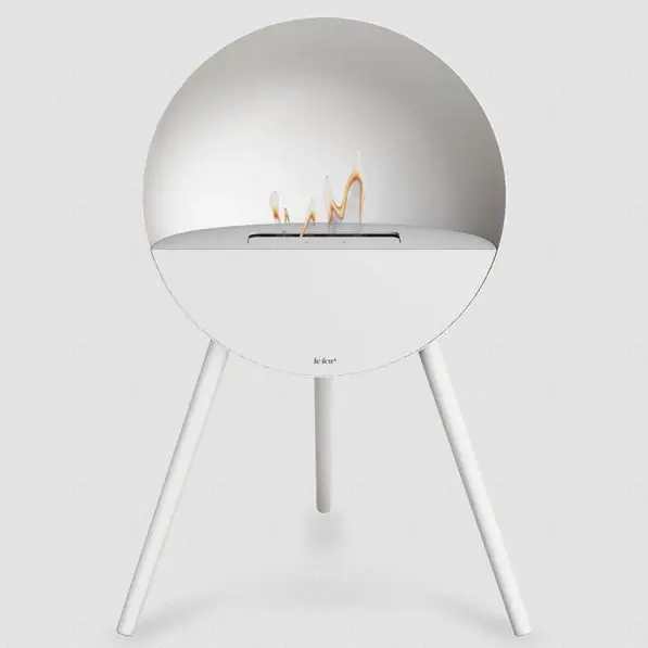 Le Feu Eye White Standkamin Expressversand