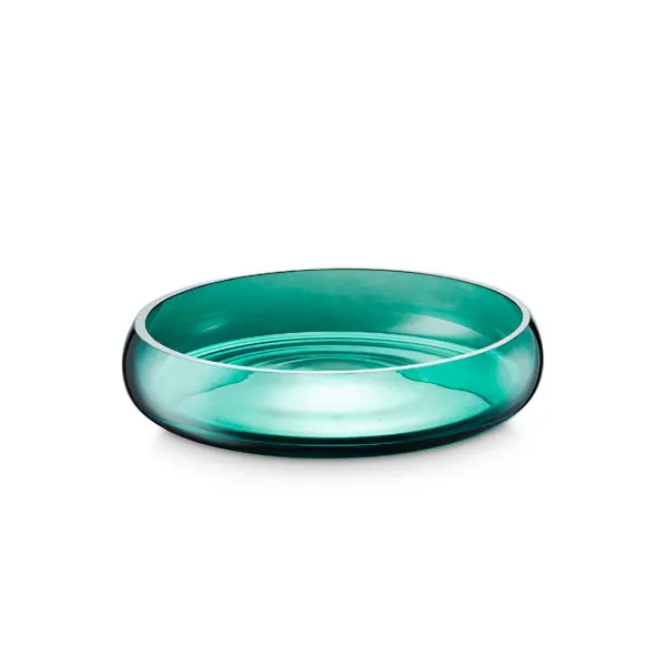 Knallerangebot H. Skjalm P. - Rose Glas Schale - Türkis