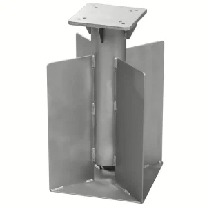 SCHNEIDER Universal-Bodenanker für Sonnenschirme, silber, Stahl verzinkt, 28 x 28 x 45 cm Mega-Angebot
