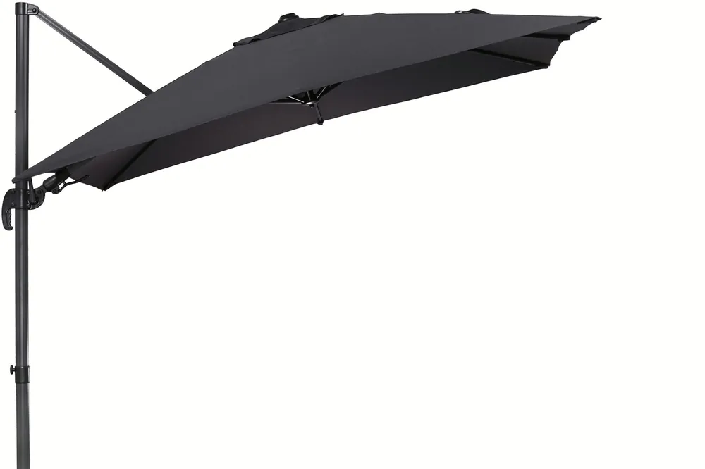 SCHNEIDER Rhodos Eco Twist Ampelschirm, anthrazit, quadratisch, 270 x 270 cm Angebot