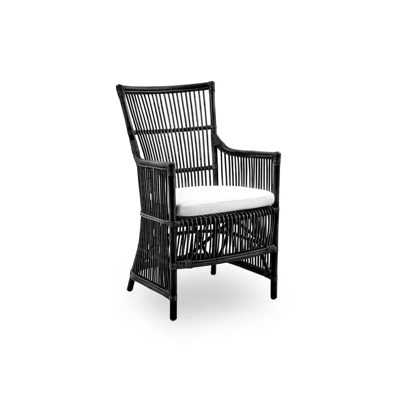 Neu Sika Design Originals Rattan-Stuhl Davinci Black