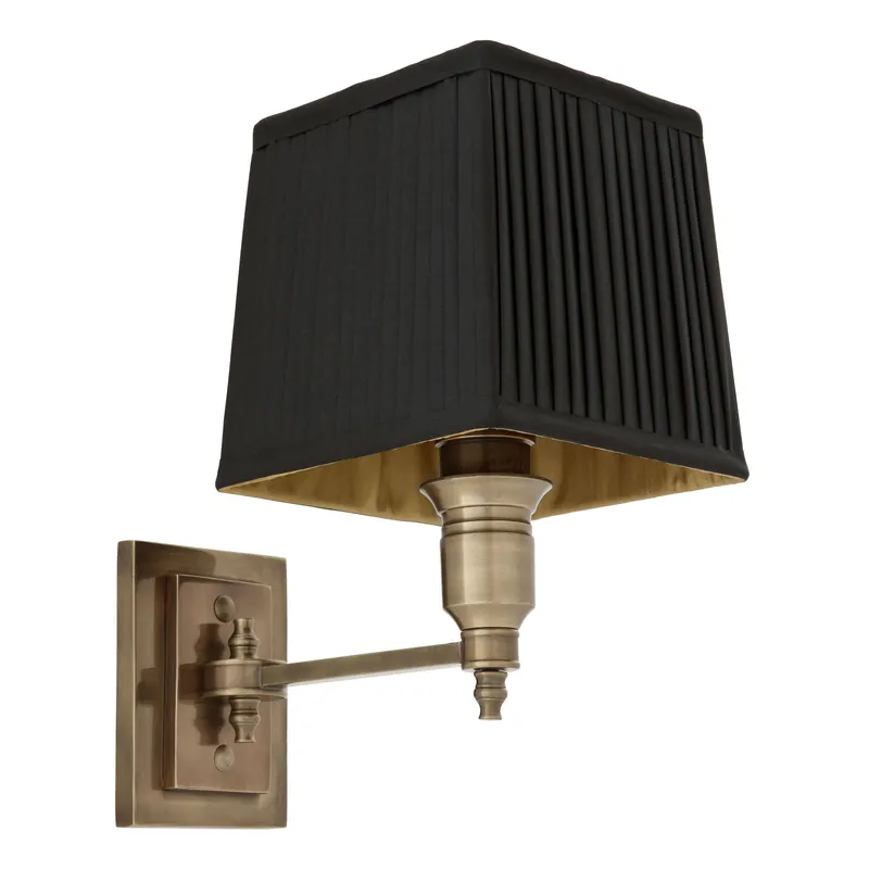 Mega-Angebot EICHHOLTZ Wall Lamp Lexington Single brass Black