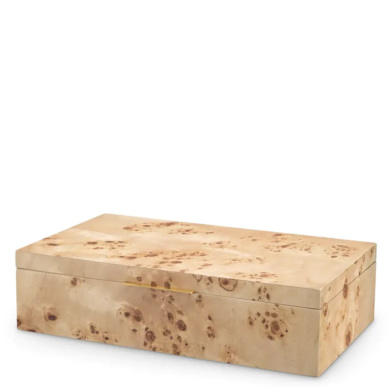 EICHHOLTZ Box Faro Mappa Burl Veneer Highlight