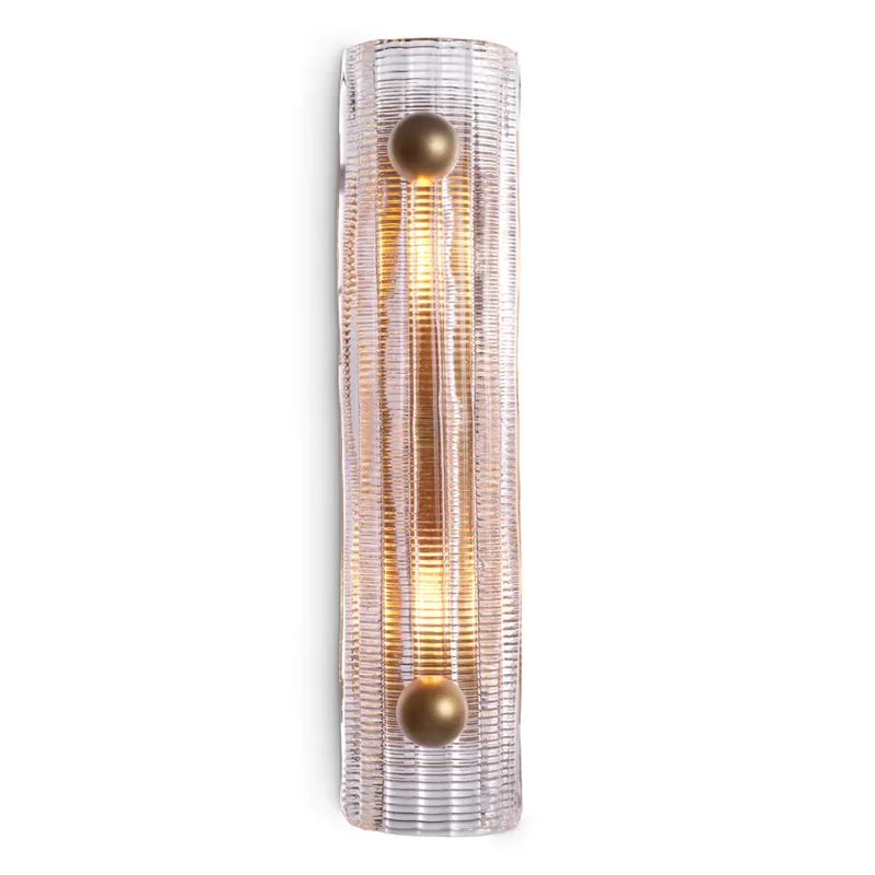 Expressversand EICHHOLTZ Wandleuchte Dara Vintage Brass