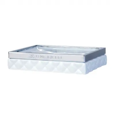 Neue Kollektion LENE BJERRE Portia Seifenschale HELL BLAU Silver