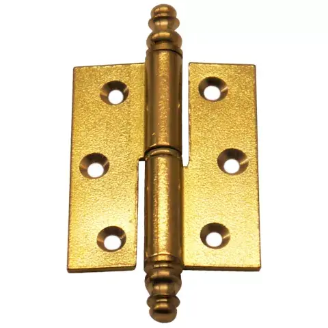 Nur Heute Dekoratives Messingscharnier für Möbel linksseitig Länge 75mm Rollenlänge 50mm Breite 40mm