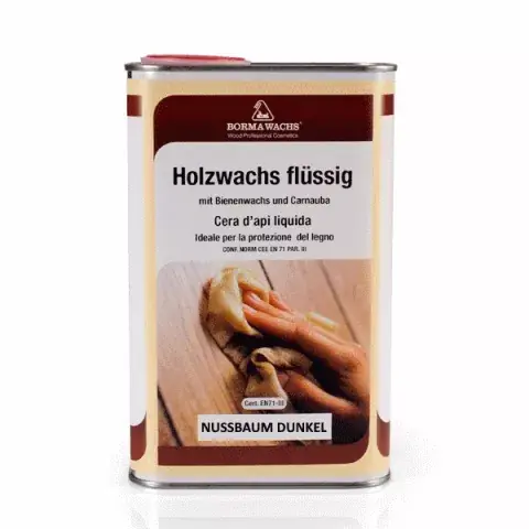 Versand Am Gleichen Tag Holzwachs flüssig Nussbaum dunkel 500ml 22.62€/l