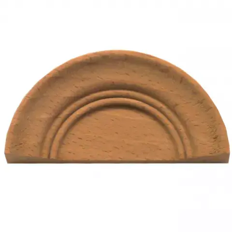 Verzierende Holzarbeit für Stühle & Sessel: Holzaufsatz Muschel Buche 90 x 45mm Meistverkauft