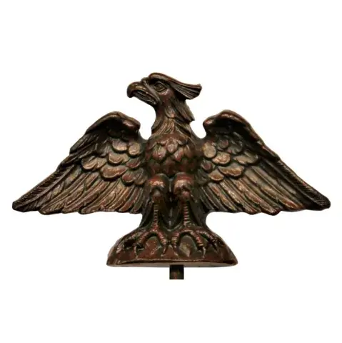 Saisonangebot Zierteil Adlermotiv 160 x 95mm Spezialmasse Nussbaum rötlich