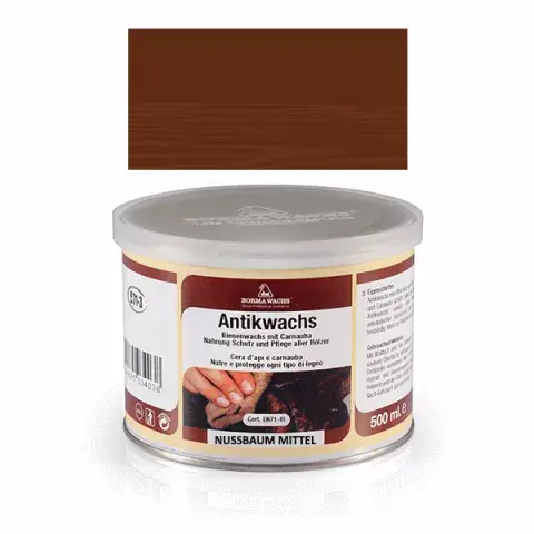 Aktuell Borma Wachs Antikwachs Nussbaum Mittel 500ml