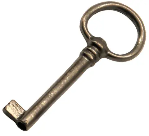 Blanker Hohlschlüssel Möbelschlüssel 80mm Eisen Sichere Zahlung