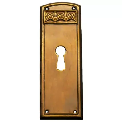 Wochenendangebot Schlüsselschild Messingblech 28 x 83mm