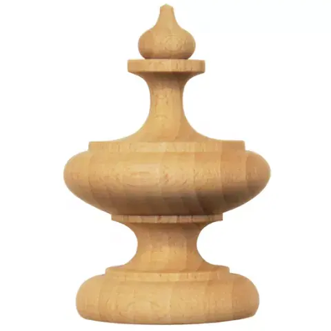 Top-Seller Zierteil für alte Uhren: Uhrenturm Holz Durchmesser 50mm Höhe 75mm