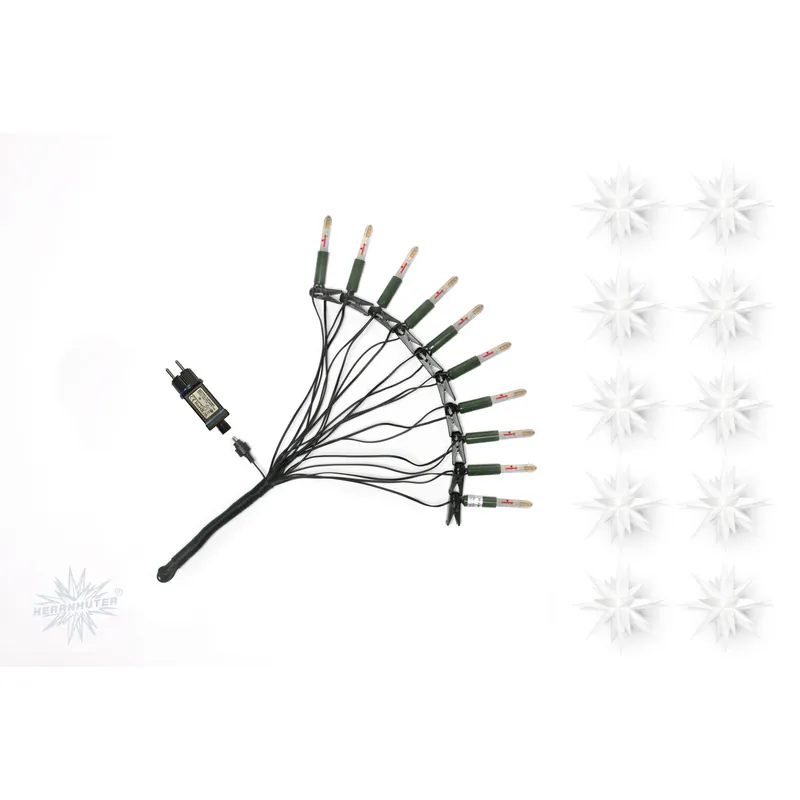 Billig Herrnhuter Sternenkette A1s LED, weiß