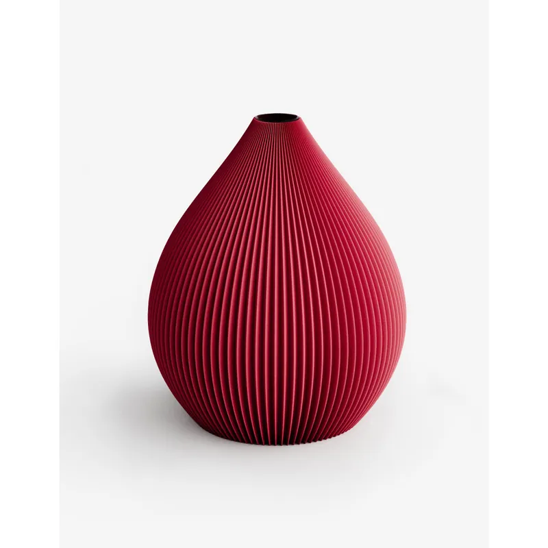 recozy, Vase Ballon ruby red groß Preisknaller