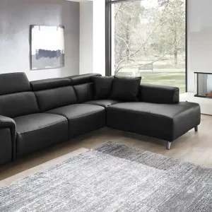 Meistverkauft Ecksofa Firenze mit motor. Relaxfunktion in Leder