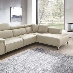 Ecksofa Firenze mit motor. Relaxfunktion in Leder Knallerangebot