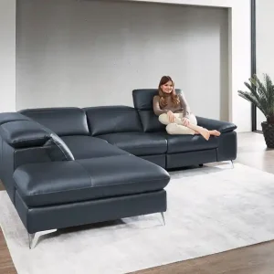 Ecksofa Seahawk mit motorischer Relaxfunktion in Leder Meistverkauft