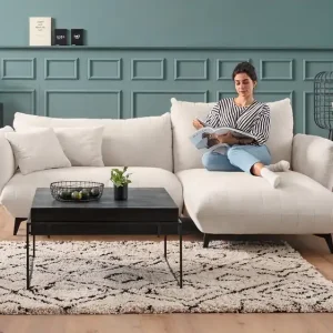 Ginger Moon Ecksofa Marinus mit Kissen in Stoff Günstig