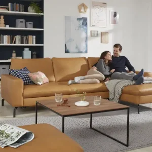 Echt Leder Eckkombination Tailor L Markenware