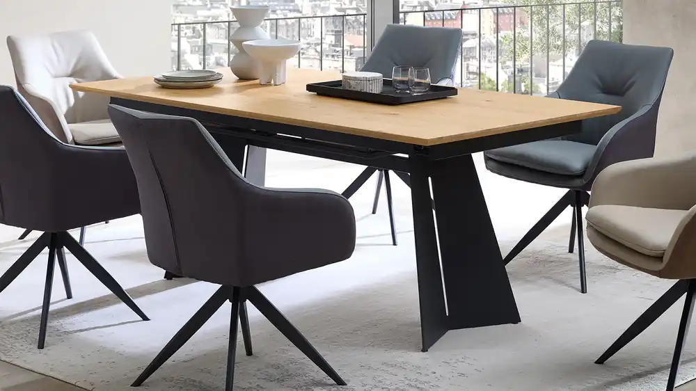 Dining Holz Esstisch DT400 mit Auszug Preiswert