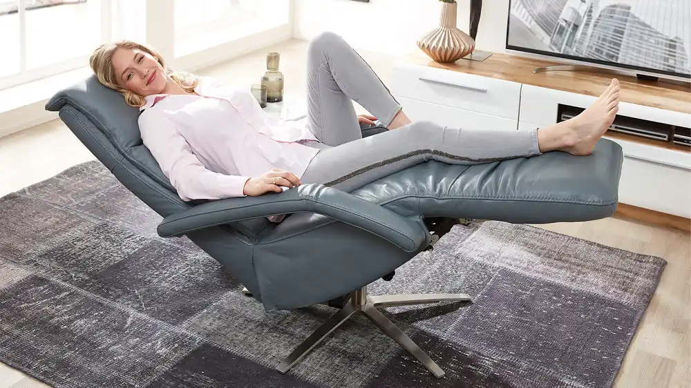 Echt Leder Relaxsessel Madrid mit Herz-Waage Funktion Bestpreis