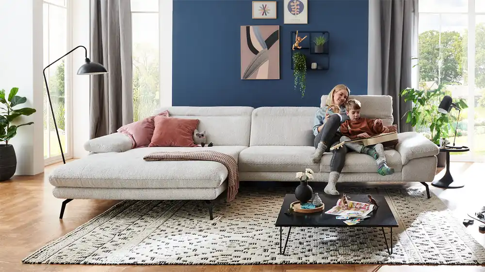 Boom Ecksofa L-Form Stoff Saisonangebot