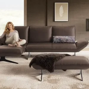Preis Gesenkt Koinor Ecksofa Prime mit manueller Rückenfunktion in Leder
