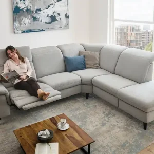 Nur Für Kurze Zeit Ecksofa Feeling 2.0 mit Federkernpolsterung in Stoff