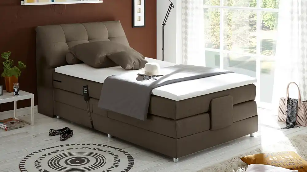 Boxspringbett Carpino mit motor. Verstellung und Stauraum Neu
