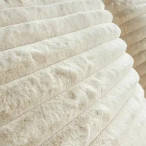 Angebot Stoffmuster Plüschcord Beige
